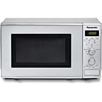 Panasonic NN-J161 - Microondas con Grill (1000 W- 20 L- 4 niveles- Grill Cuarzo 1100 W- Plato Giratorio 255 mm- 9 modos…